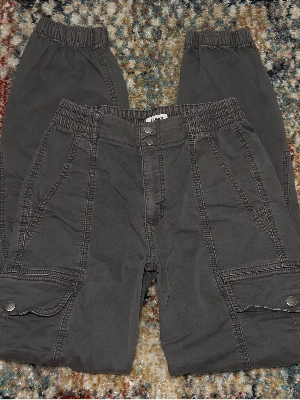 Garage Women's Charcoal Cargo Pants
